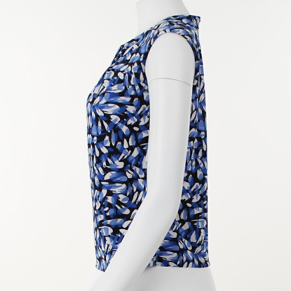 Kasper Petite Twisted Cutout-Neck Top - Picture 3 of 5